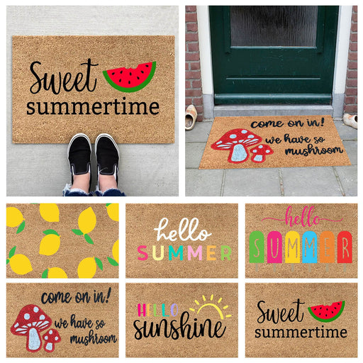 New Summer Letter Door Mat Kitchen Mat Bedroom Living Room Carpet Floor Mat