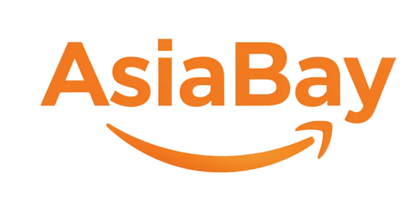 AsiaBay ( imitate Amazon logo but in orange )