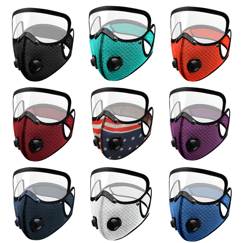 Cycling Mask With Breathing Valve