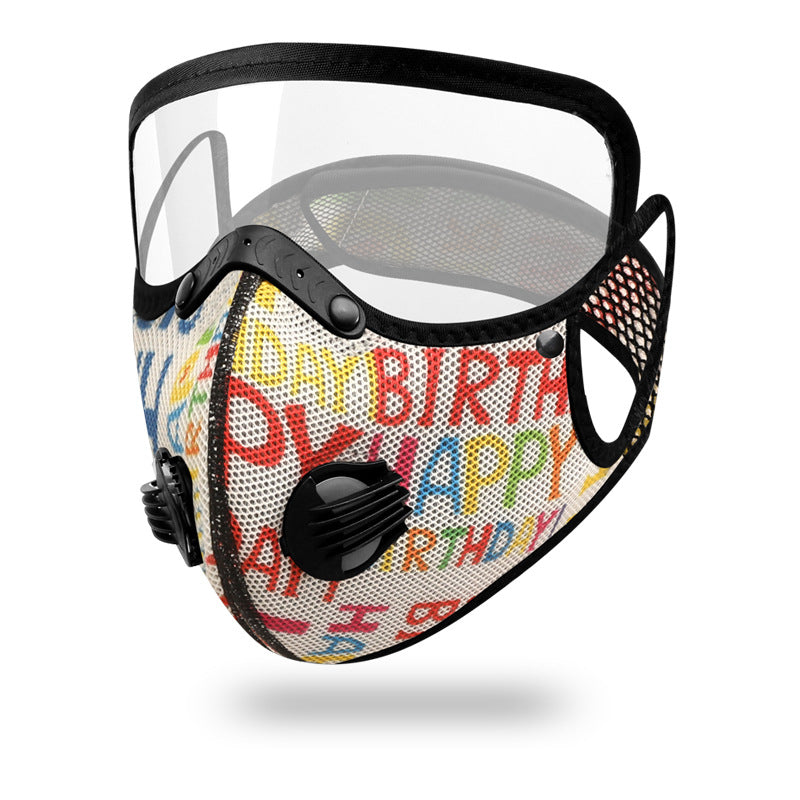 Cycling Mask With Breathing Valve