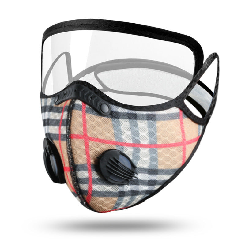 Cycling Mask With Breathing Valve
